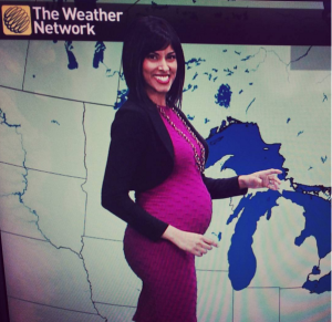 saphia khambalia pregnant at the weather network